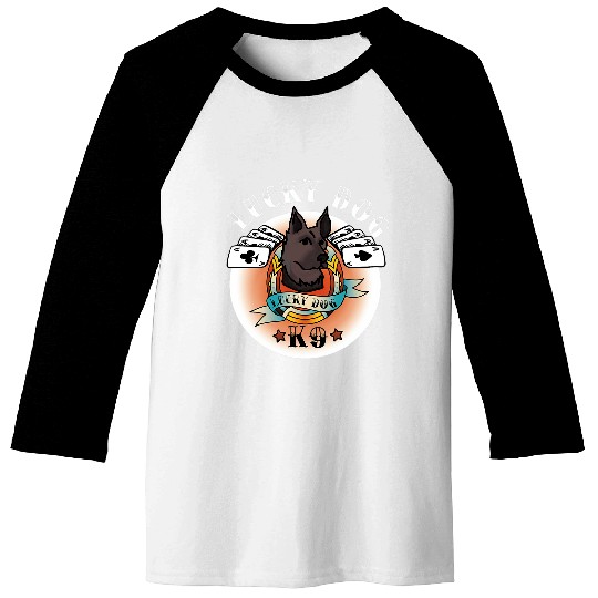 K9 Handler K9 Unit Police Military K9 German Shepherd Tattoo Baseball Tees