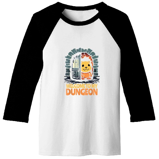 Hamster Pet Invitation from the funny hamster welcome to my dungeon Baseball Tees