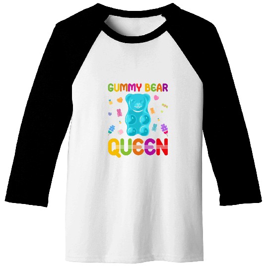 Bear Pet Gummy Bear Queen Sweet Candy Gummy Bear Queen 2 Baseball Tees