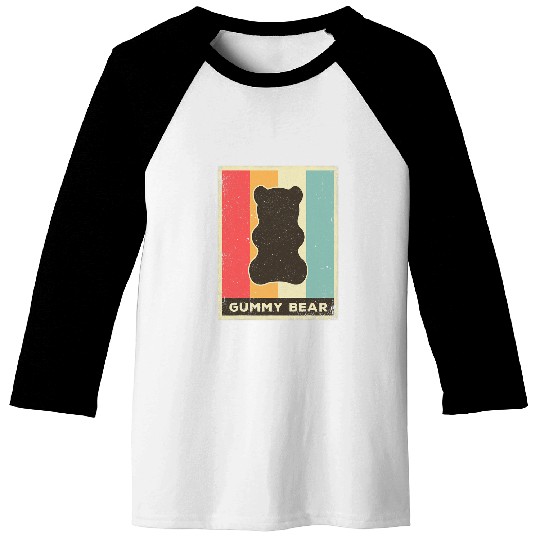 Bear Pet Gummy Bear Retro Gift 1 Baseball Tees