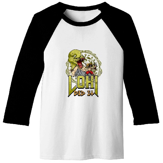 Norse Viking Mythology Design for Viking Warriors 75 Baseball Tees
