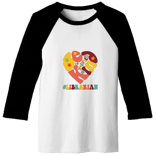 Librarian Job Be KindTo Yourself Librarian Vibes Inspirational Vintage Baseball Tees