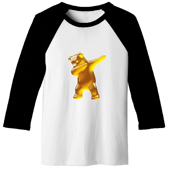 Bear Pet Gummy Bear Yellow Gummy Bear Dabbings Gummy Bear Baseball Tees
