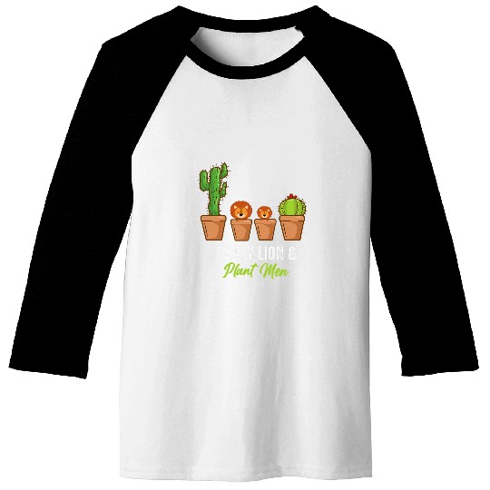 Lion Pet crazys Lion And Plant Mom Succulent Lover Cactus Gardening Baseball Tees