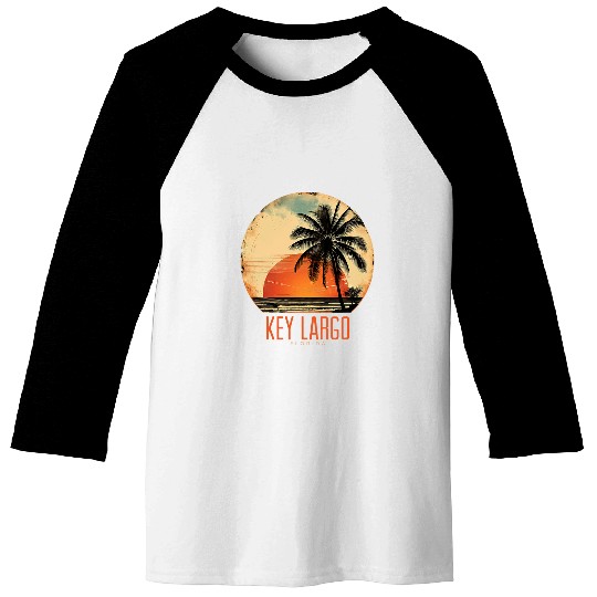 Turtle Pet Key Largo Florida Florida Keys Sea Turtle Baseball Tees