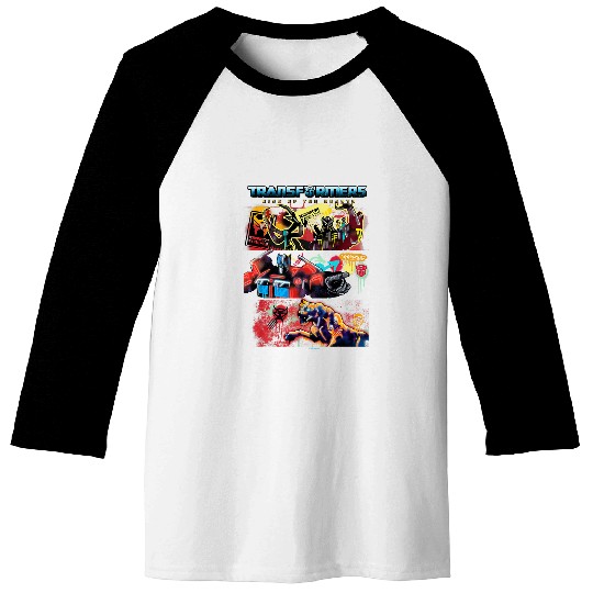 Kids Transformers Rise of the Beasts Epic Graffiti Battle Panels Baseball Tees