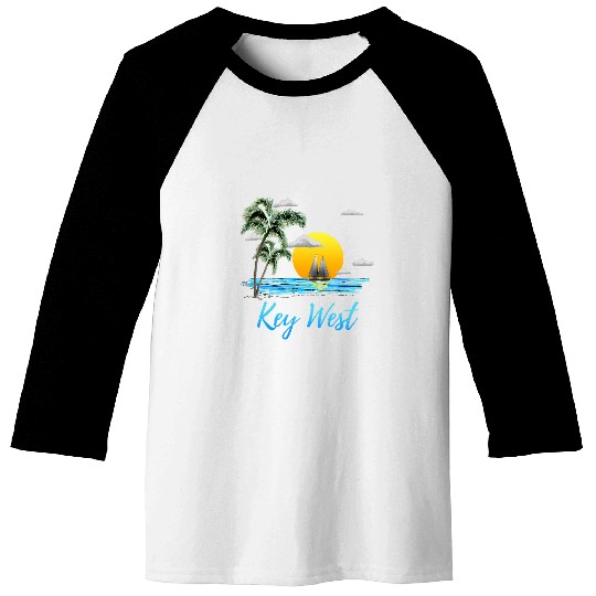 Key West Sailing Maritime Adventure Baseball Tees