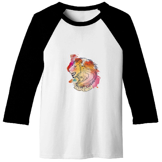 Lion Pet Beast King Lion Baseball Tees