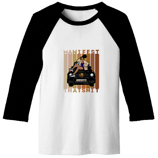 Manifest That Shit Sis Women Mother Day Business Sista Boss 1 Baseball Tees