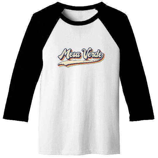 Mesa Verde National Park Retro vintages Hiking Baseball Tees