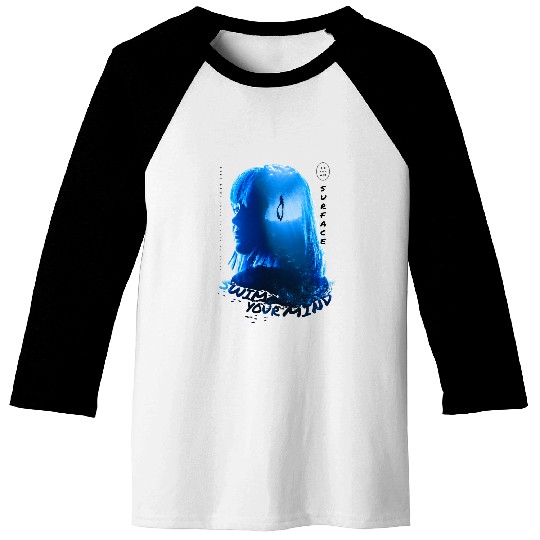 Swim Your Mind Inspirational Double Exposure Tee Mind Baseball Tees