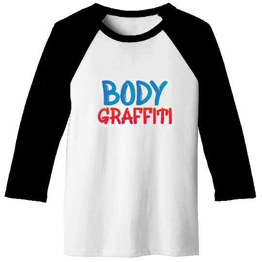 Tattooed Body Graffiti Fun Skin Art Tattoo Baseball Tees