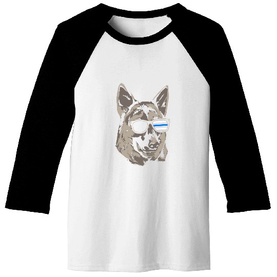 Thin Blue Line K9 Dog Law Enforcement Police Dog Policeman 1 Baseball Tees