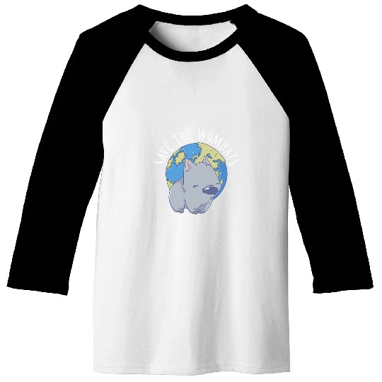 Bear Pet Save The Wombat Australian Bear Marsupial Earth Day Kids Baseball Tees