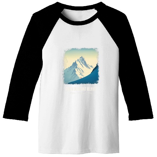 Tour Du Mont Blanc European Hiking Trail Chamonix vintages 5 Baseball Tees