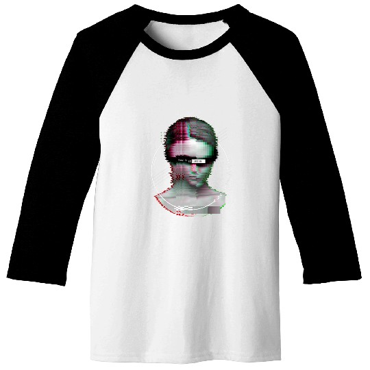 Photographer Job Visual Glitch Modern Art Photography Baseball Tees