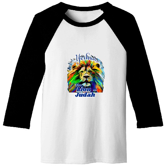 Lion Pet Yeshua The Lion of Judah 8 Baseball Tees
