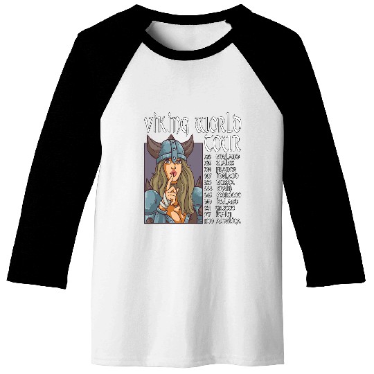 Viking Tour Vikings Valhalla Odin for a Men and Women 9 Baseball Tees