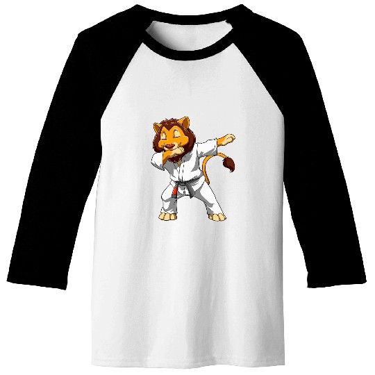 Lion Pet Brazilian Jiu Jitsu Grappling Lion Baseball Tees