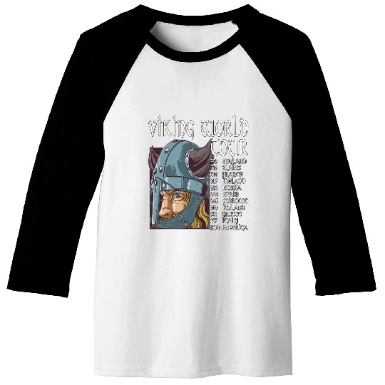 Viking Tour Vikings Valhalla Odin 1 Baseball Tees