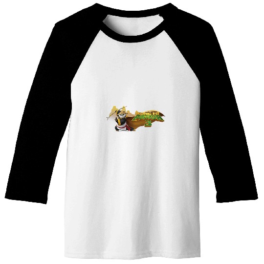 Panda Pet Kung Fu Panda Master Po Portrait Movie Logo Baseball Tees