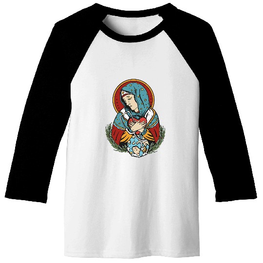 nurses of Guadalupe Protecting the World Funny Lady Sarcasm Baseball Tees