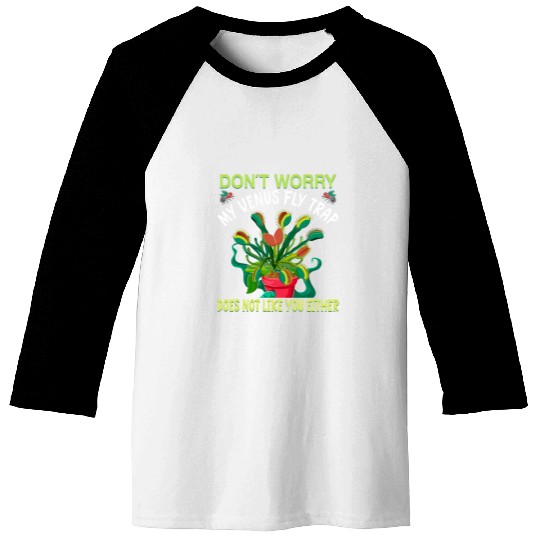 Venus Fly Trap Plants Soil Food Terrarium Fly Trap Plants Baseball Tees
