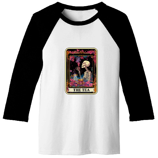 Coffee Fun The Tea Snarky Sarcastic Tarot Card Coffee Mother Baseball Tees