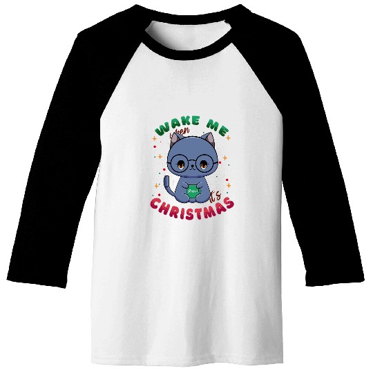 Coffee Fun Merry Fluffmas black cats Santa Christmas Coffee Meowdy Baseball Tees
