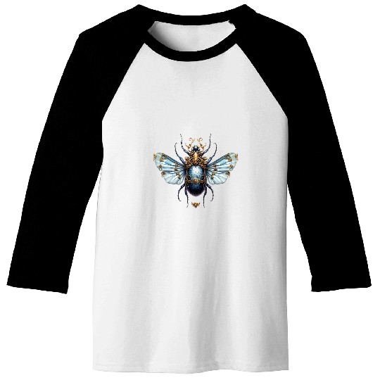 Insect Bug Majestic Beetle Bugs Cicada Stag Beetle Ladybug Baseball Tees