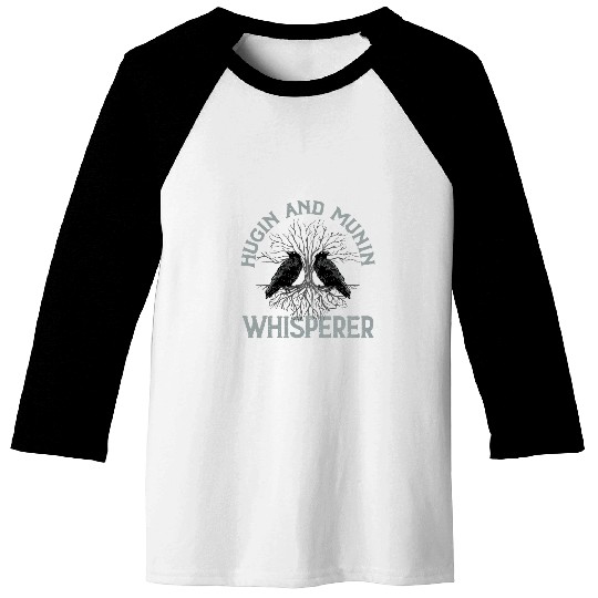 Viking Odin Ravens World Ash 1 Baseball Tees