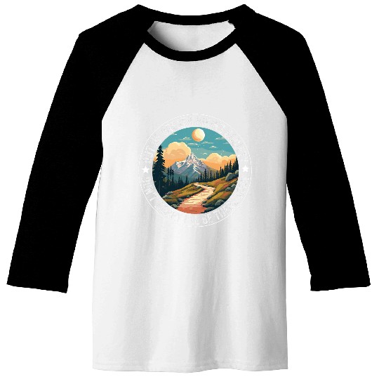 Out of Breath Hiking Society For Men Women Hiker Nature Love 13 Baseball Tees