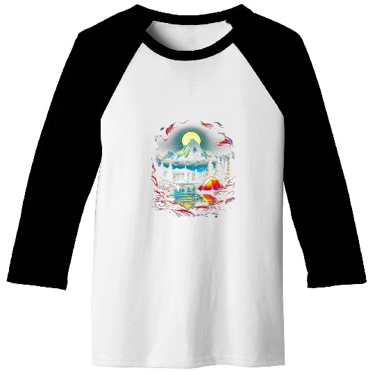 vintages Camping Nature Outdoors Wilderness Wanderlust 93 Baseball Tees