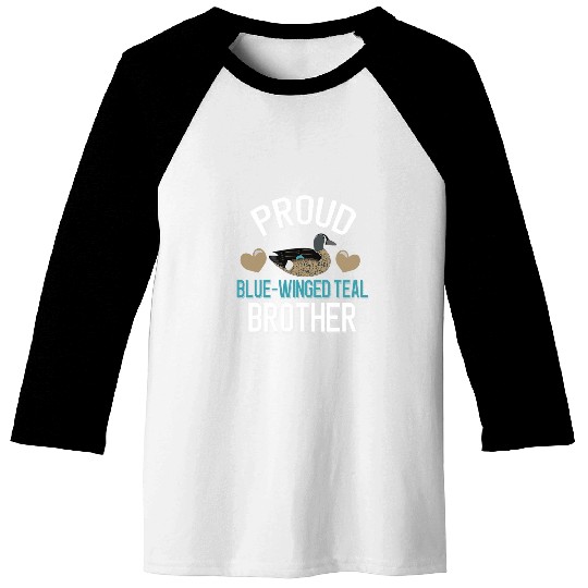 Duck Pet Proud BlueWinged Teal Duck Brother Baseball Tees