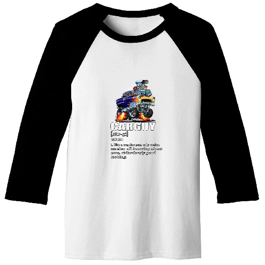 CARGUY Classic Car Lover Race Car Guy Mechanic Drag Racing 215 Baseball Tees