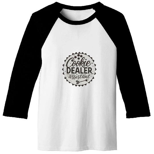 Cookie dealers assistant cookie seller scouting and camping Baseball Tees