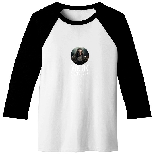 Viking World Tour Medieval European History Norse Pagan Baseball Tees