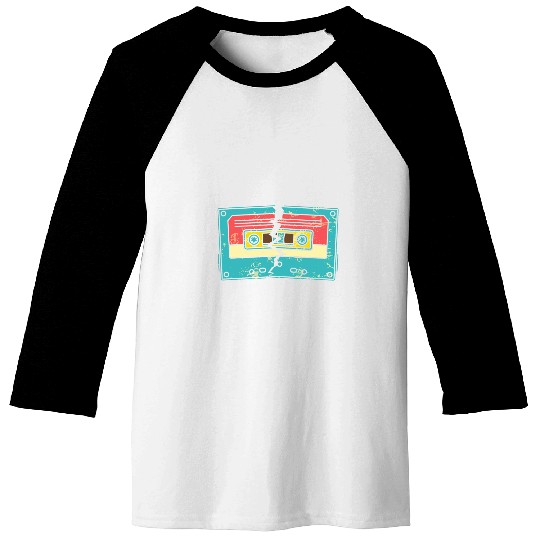 80s Music Lover 1980s Mixtape Retro Eighties Cassette Baseball Tees