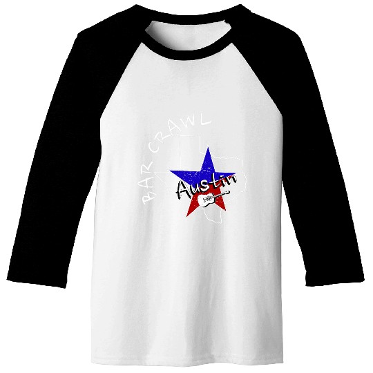 Austin Texas bar crawl 2Austin Bar Scene Baseball Tees