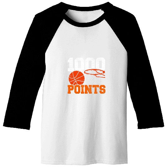 1000 Points Basketball Scorer High School Basketball Boys Baseball Tees