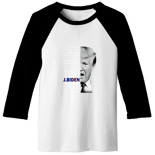 Lacrosse Gift Funny Trump Joe Biden Is A Vegetable Nobody Gives A Crap Baseball Tees