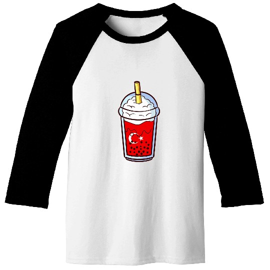 Lacrosse Gift Bubble tea Tutkey Turkey Turkish Baseball Tees