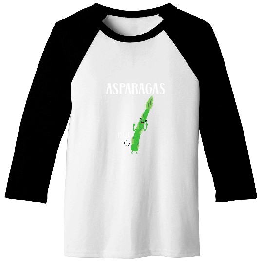 Lacrosse Gift Asparagas Asparagus Fart Vegetable Vegetarian 21 Baseball Tees