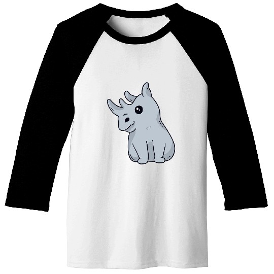 Lacrosse Gift Baby Rhinoceros I Rhino Art I Kids Rhino Baseball Tees