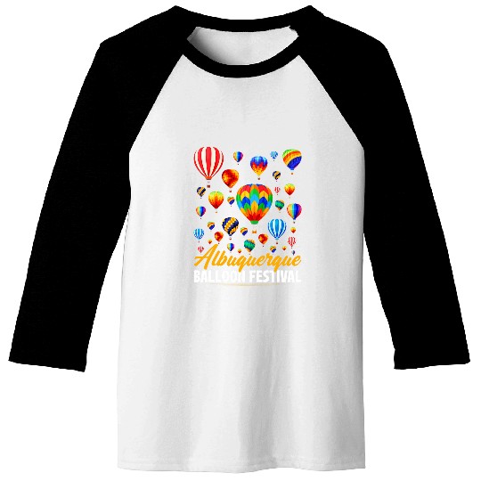 Albuquerque Hot Air Balloon Festival Ballooning New Mexico Baseball Tees