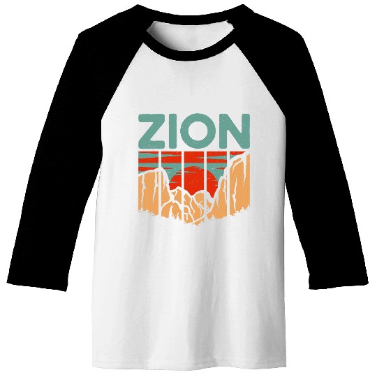 Zion National Park Utah Hiking Outdoors Baseball Tees