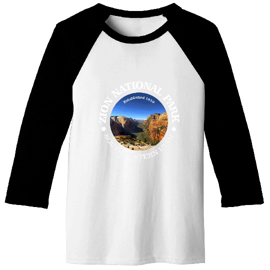 Zion National Park Utah Funny Zion 1919 Hiking Climbing Baseball Tees
