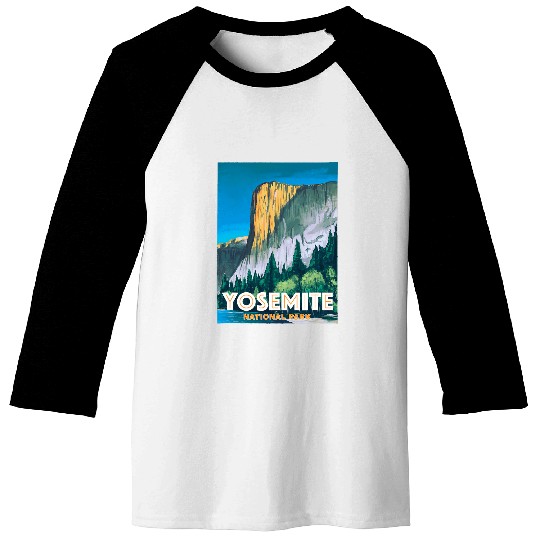 Yosemite National Park vintages californias Hiking Sport Gift Baseball Tees