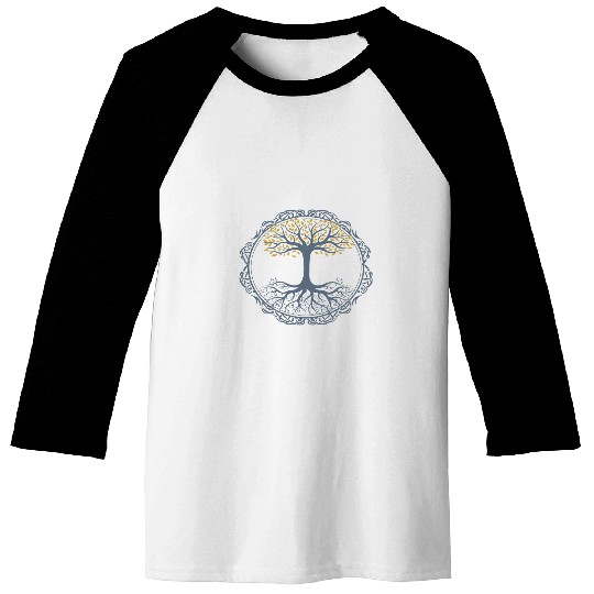 World tree Mythology Yggdrasil Norse Tree Of Life Viking Baseball Tees