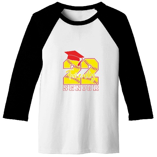 Graduation Senior Class Graduate Softball Player 2 Baseball Tees